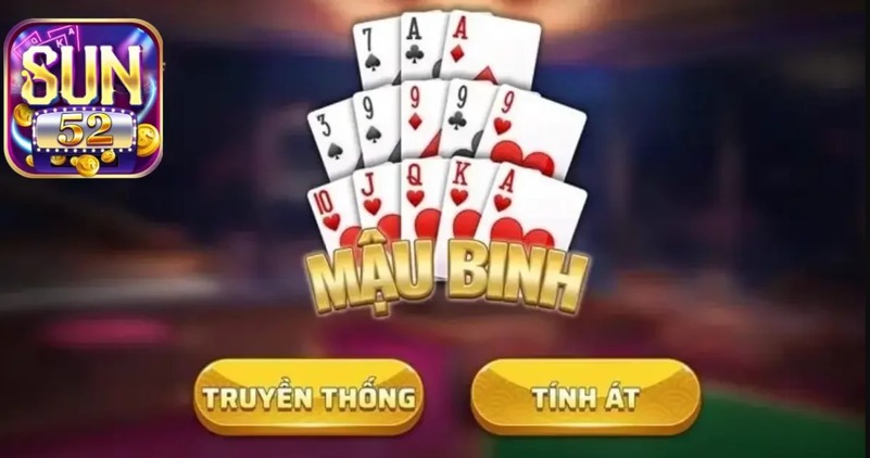 Game bài mậu binh được nhiều người lựa chọn chơi nhất tại Sunwin